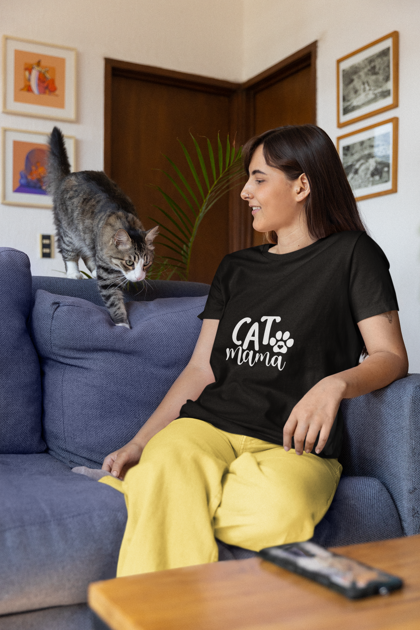 Camiseta Cat Mama