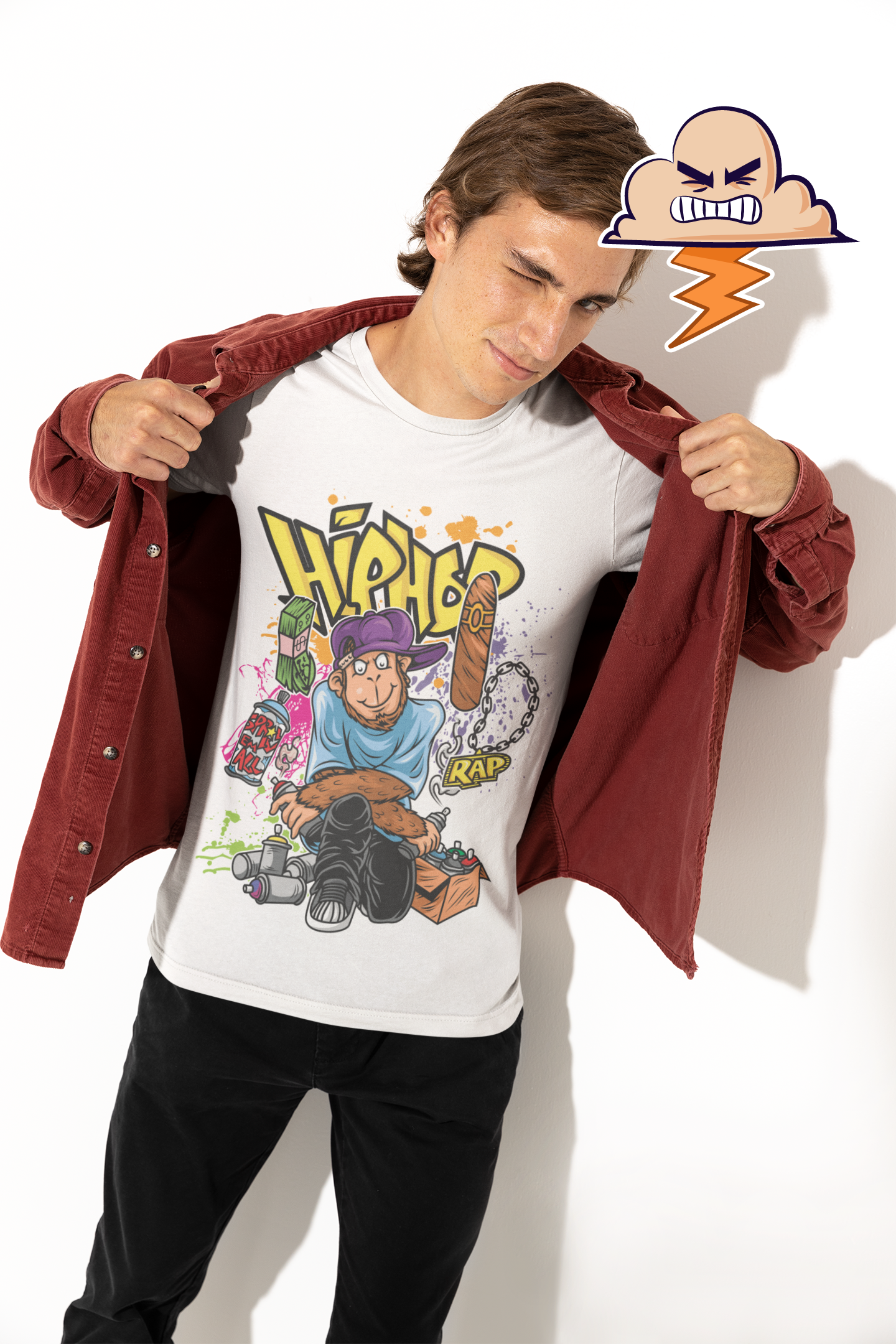 Camiseta Anime Hip Hop