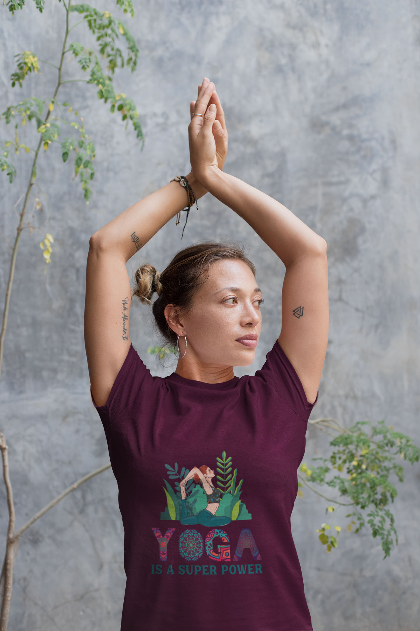 Camiseta Yoga Super Power