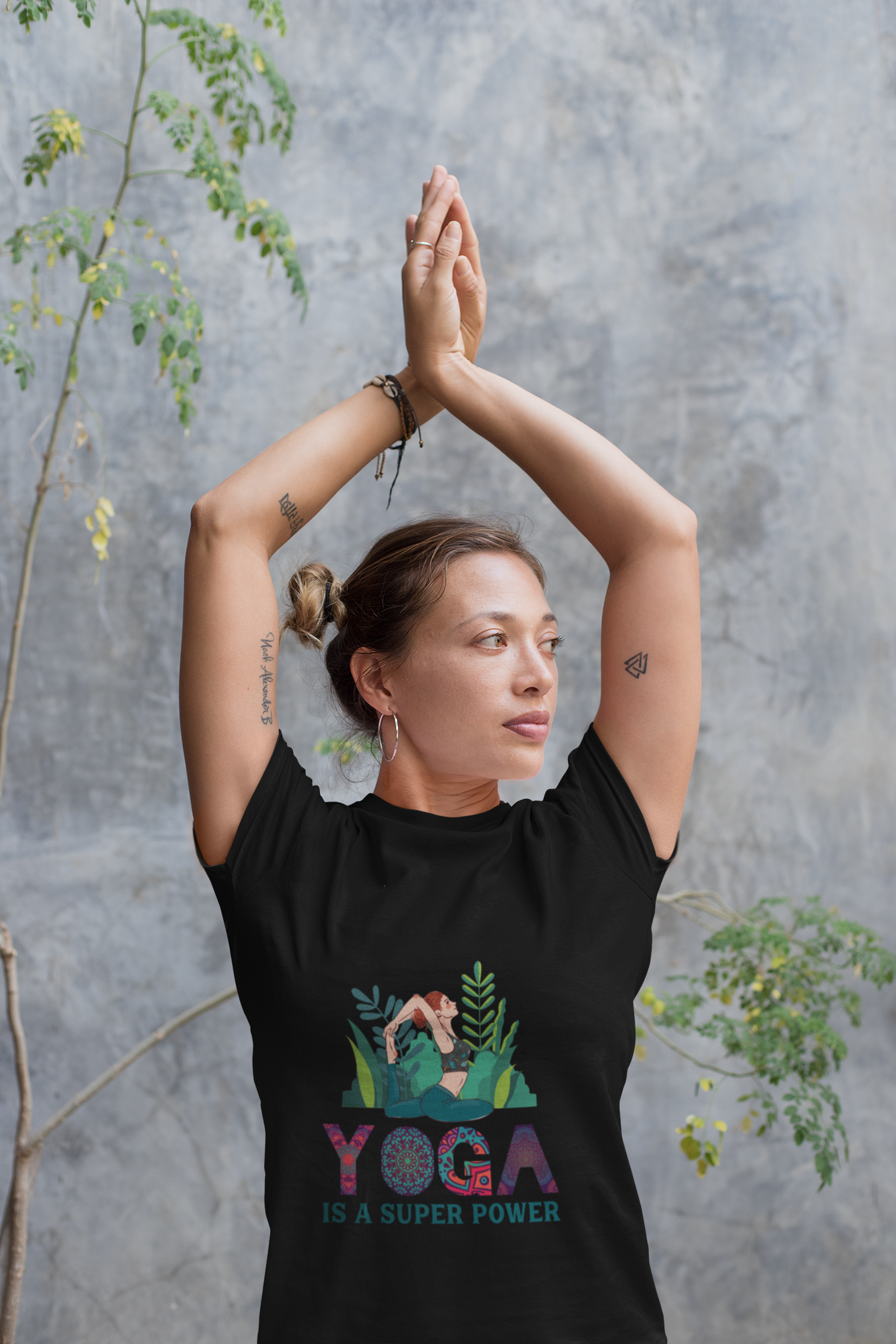 Camiseta Yoga Super Power