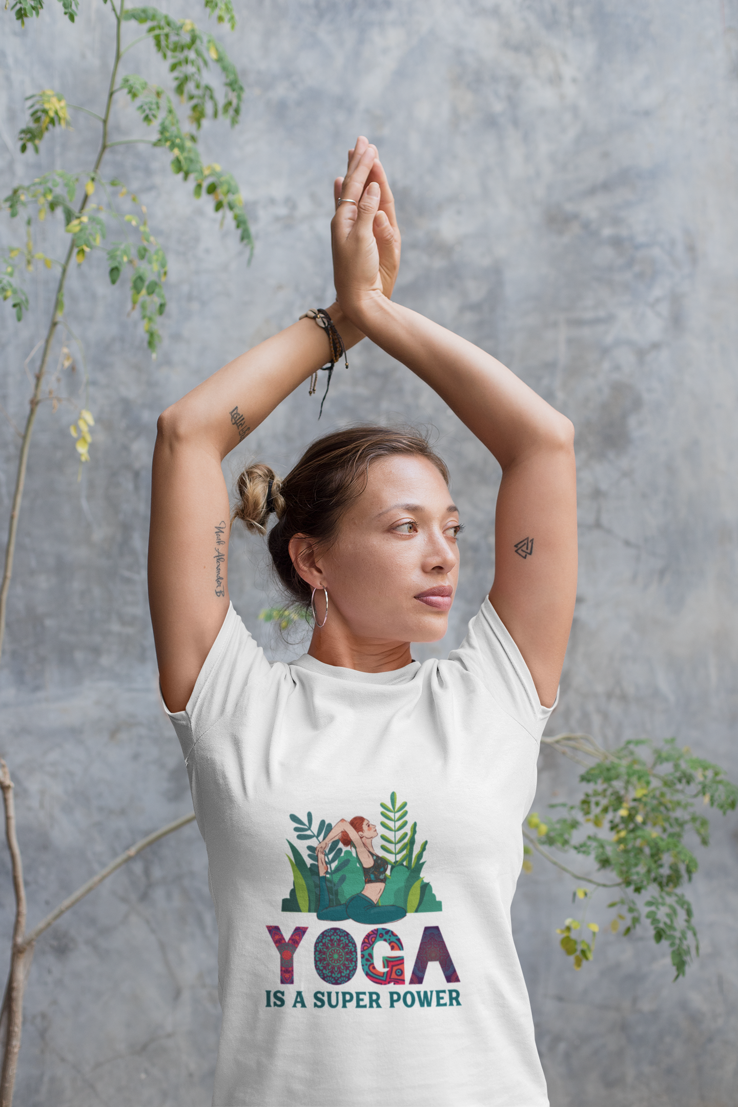 Camiseta Yoga Super Power