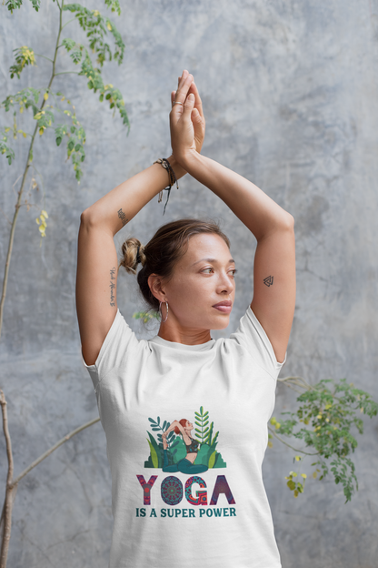 Camiseta Yoga Super Power