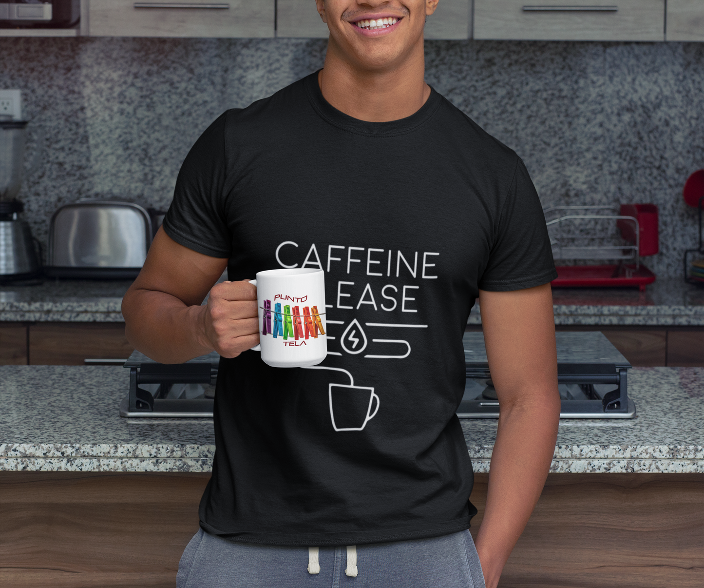 Camiseta Caffeine Please