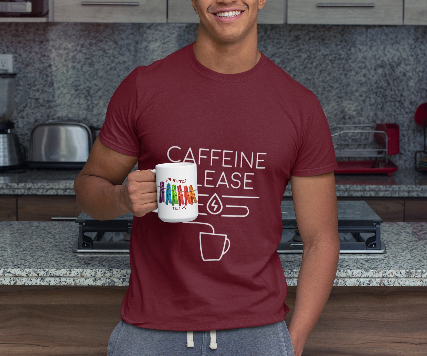 Camiseta Caffeine Please